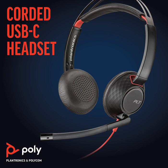 Poly Blackwire 5220 Wired Headset