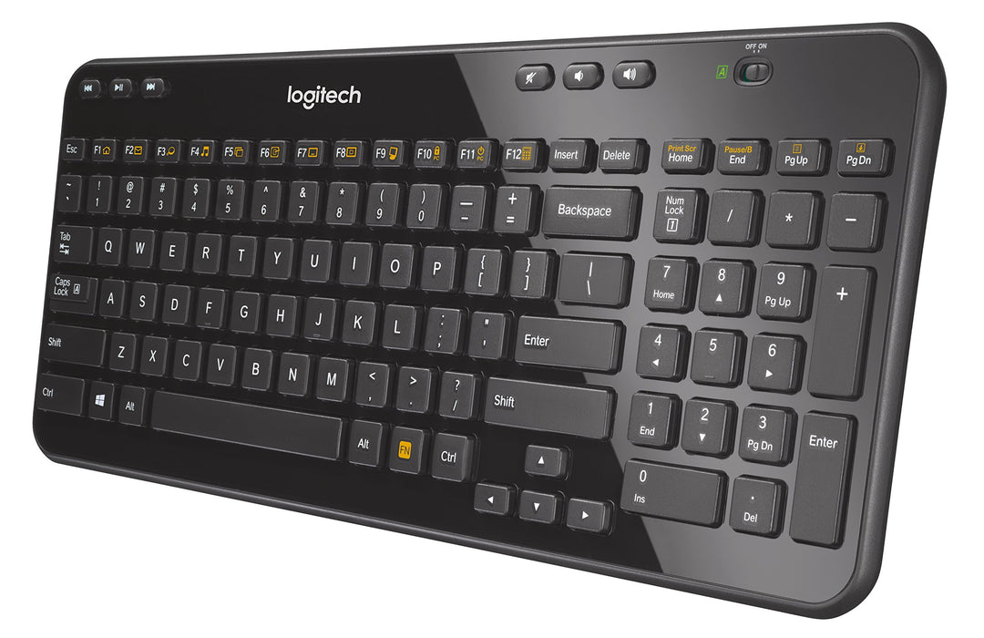 Best Value Logitech K360 Compact Wireless Keyboard for Windows, 2.4GHz Wireless with USB Unifying Receiver, 12 Programmable F-Keys, Space-Saving Design , 3-Year Battery Life, PC/Laptop, QWERTY UK Layout - Black