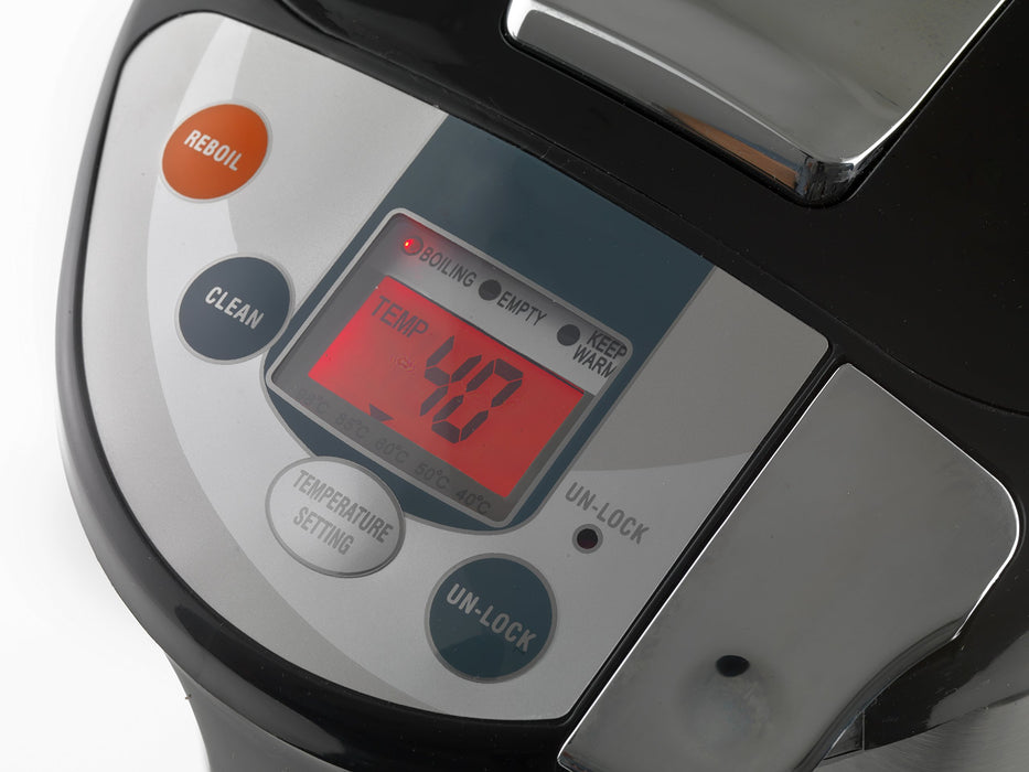 Best Value Addis Thermo Pot Instant Thermal Hot Water Boiler Dispenser, 5 liters, Stainless Steel/Black