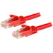 Best Value StarTech.com N6PATC1MRD Cat6 Patch Cable with Snagless RJ45 Connectors - 1m, Red