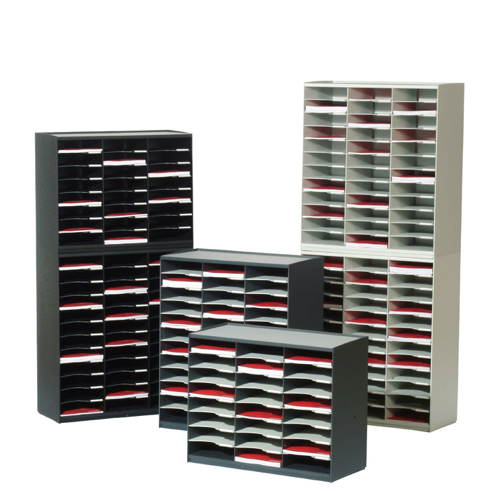 Paperflow Literature Display 802.11 A4 500 Sheets Grey 67.4 x 30.8 x 54.8 cm