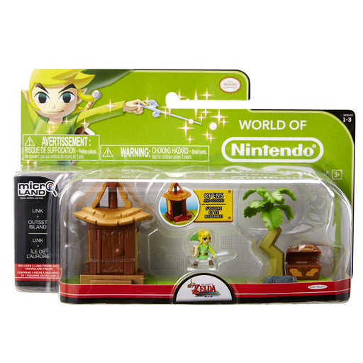 MARIO Micro Land s. fig 3PCS - W3 - LINK ISLAND'VILLAGE THEME