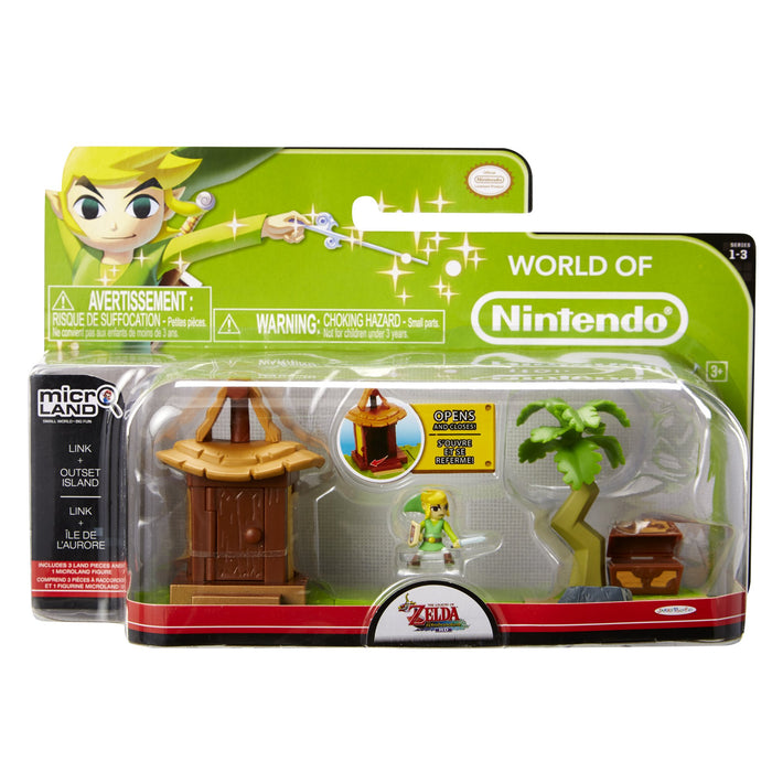 MARIO Micro Land s. fig 3PCS - W3 - LINK ISLAND'VILLAGE THEME