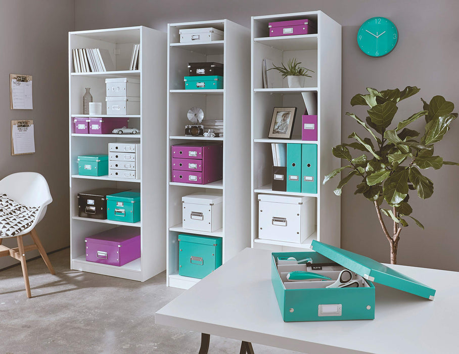 Best Value Leitz CD Storage Box, Ice blue, Click and Store Range, 60410051