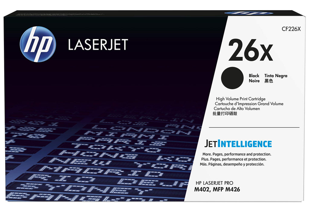 Best Value HP CF226XD 26X High Yield Original LaserJet Toner Cartridges, Black, Pack of 2