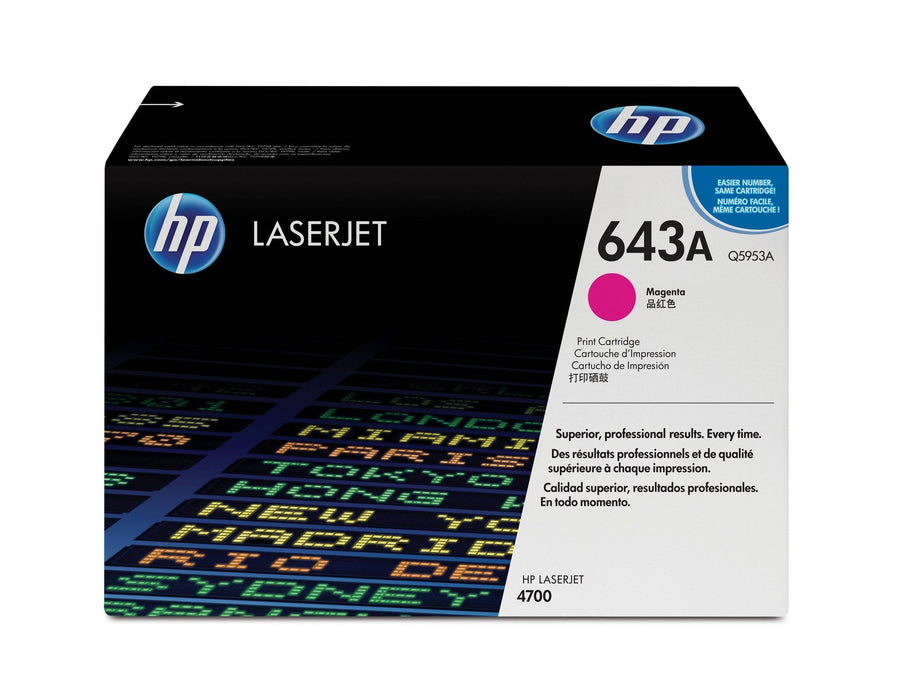 Best Value HP Q5953A 643A Original LaserJet Toner Cartridge, Magenta, Pack of 1