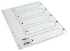 Best Value Concord Classic Index Mylar-reinforced Punched 4 Holes 1-5 A4 White Ref 00501/CS5