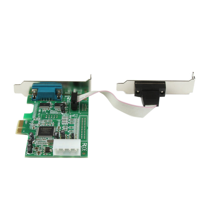 Best Value StarTech.com 2 Port Low Profile Native RS232 PCI Express Serial Card with 16550 UART