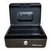 Best Value Robust steel-construction cash box Black 8 Inch
