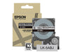 Epson  LK-5ABJ Black  on Matte Light Gray Tape Cartridge 18mm - C53S672087