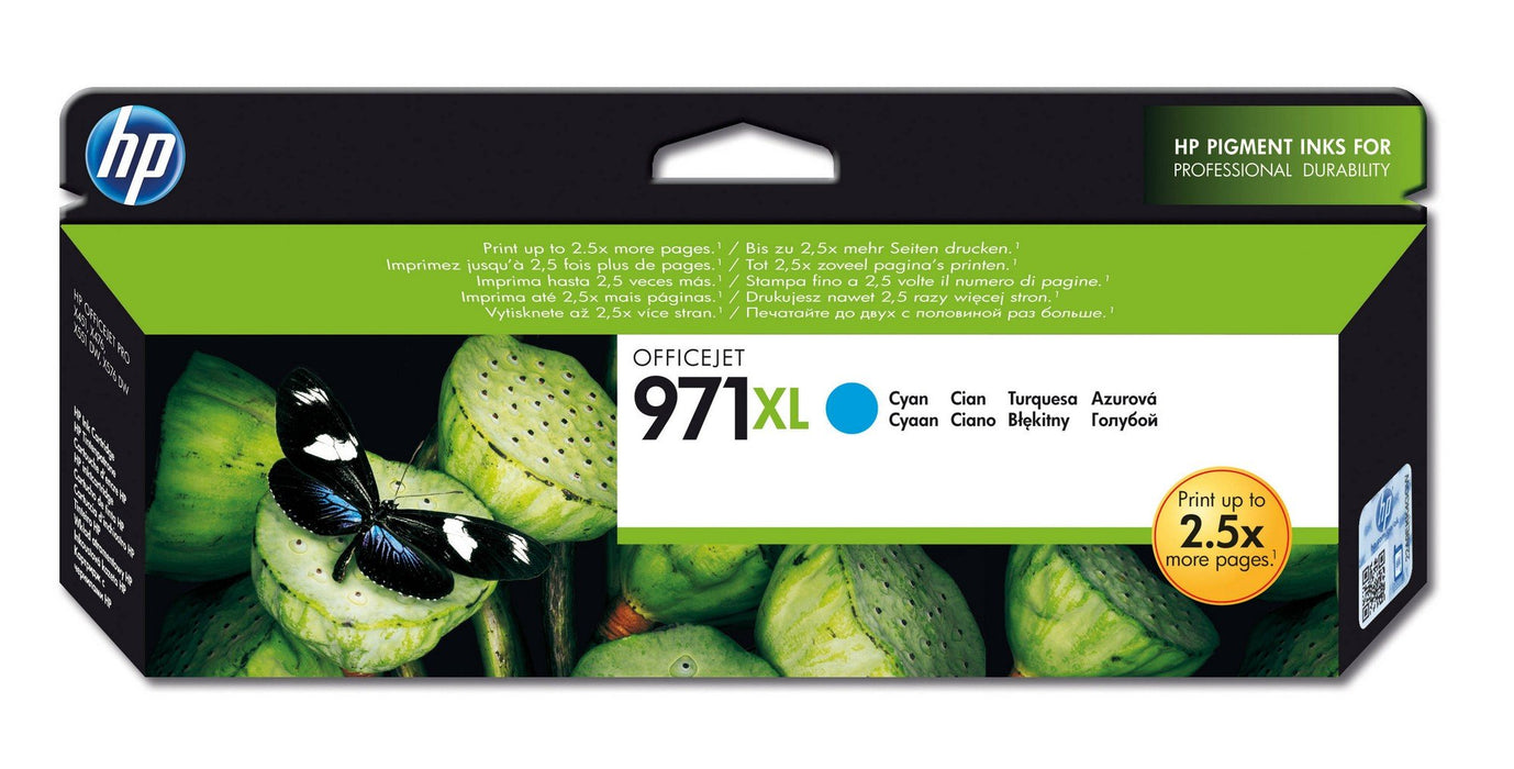 Best Value HP CN626AE 971XL High Yield Original Ink Cartridge, Cyan, Pack of 1