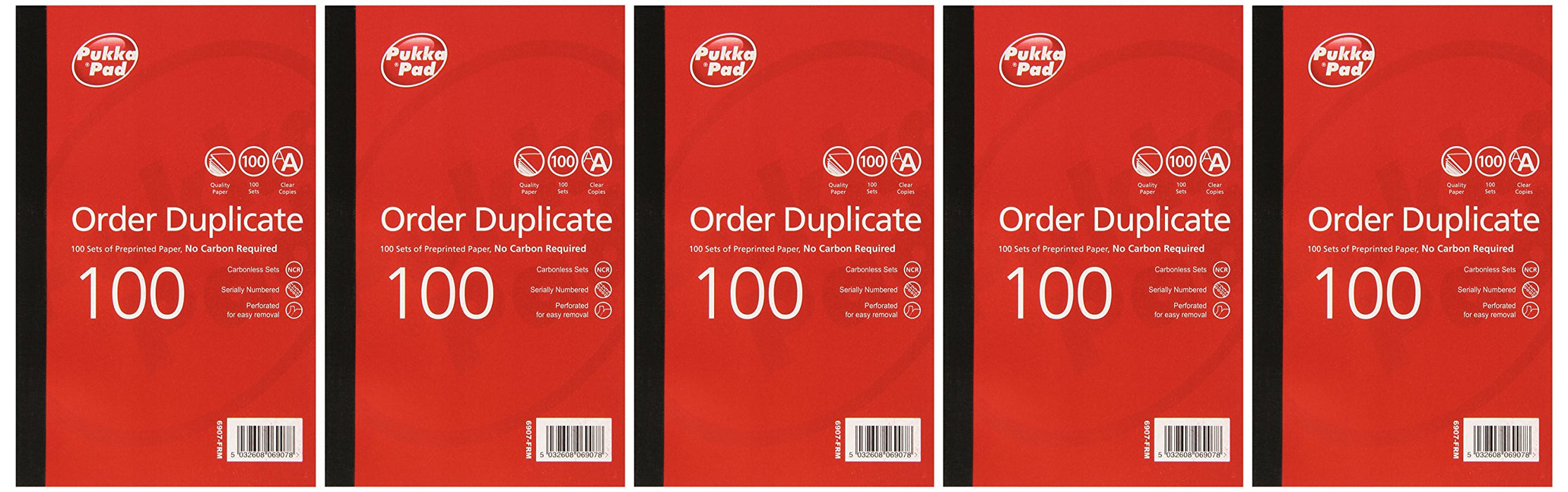 Best Value Pukka Pads Value 210x130mm Duplicate Order Book (Pack of 5)