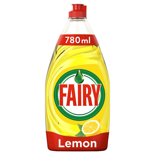 Best Value Fairy Original Washing Up Liquid Lemon with LiftAction No Soaking, No Grease, No Fuss and Gentle On Your Skin, 780 ml