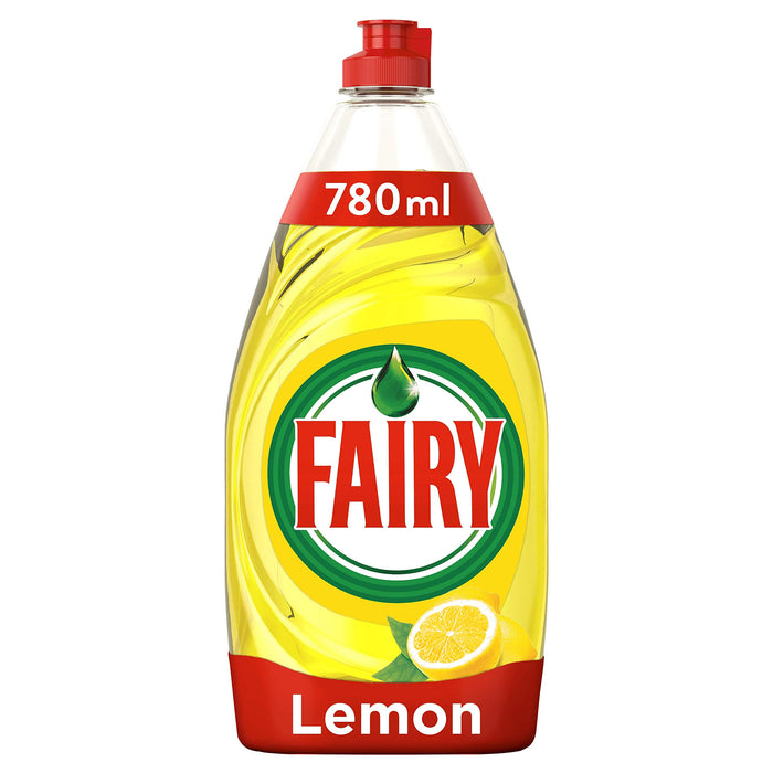 Best Value Fairy Original Washing Up Liquid Lemon with LiftAction No Soaking, No Grease, No Fuss and Gentle On Your Skin, 780 ml