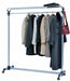 Best Value Alba Mobile Coat Rack 4 Wheels Metal Frame W1500xD500xH1700mm Ref PMGROUP