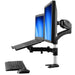 Best Value StarTech.com ARMUNONB Desk-Mount Monitor Arm with Laptop Stand - Full Motion - Articulating