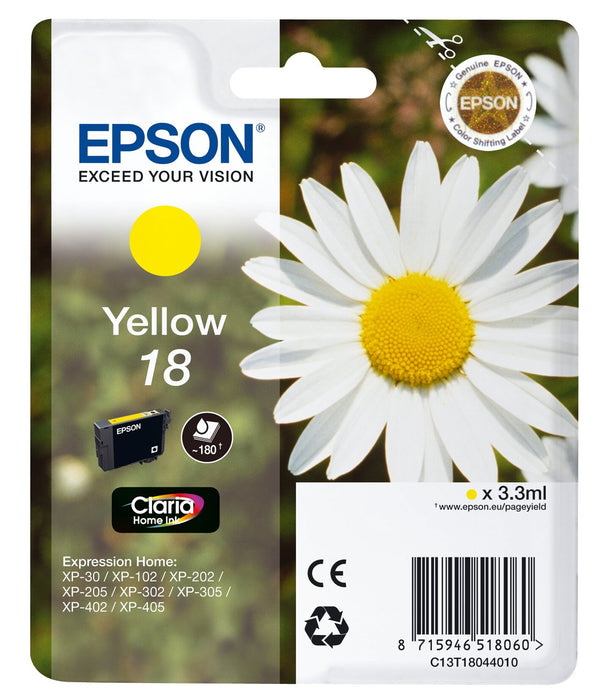 Best Value Epson XP30/102/202/302/405 Ink Cartridge, Standard, Yellow, Genuine, Amazon Dash Replenishment Ready
