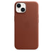 Apple - Back cover for mobile phone - MagSafe compatibility - leather - umber - for iPhone 14