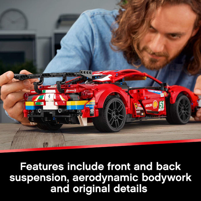 LEGO Technic 42125 Ferrari 488 GTE (AF Corse #51)