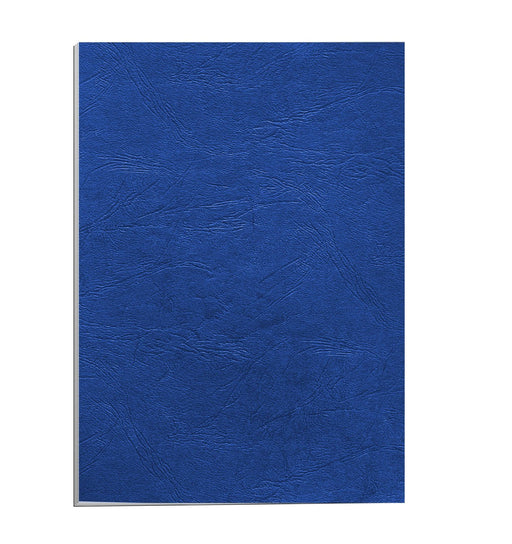 Best Value Fellowes 6501101 Value A4 Leatherboard Covers - Blue (Pack of 100)