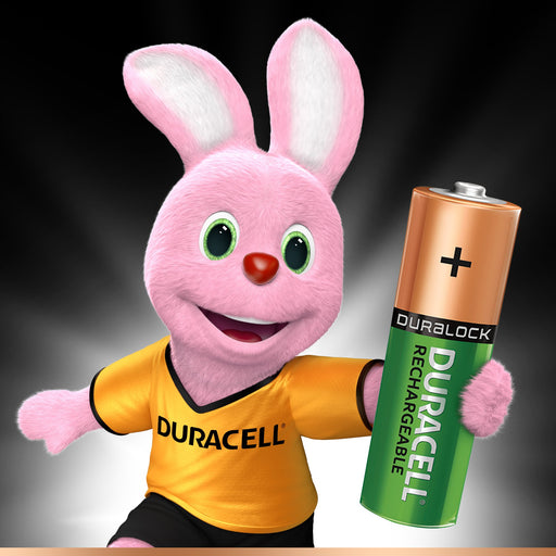 Duracell Rechargeable AA 1300 mAh Batteries, Pack of 4