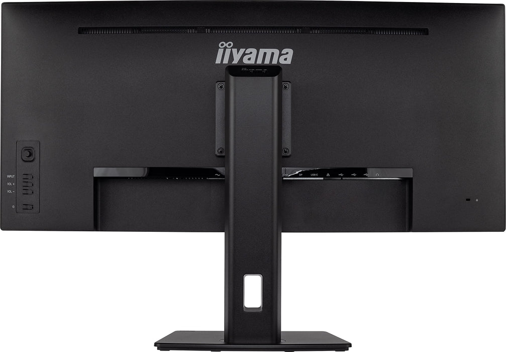 iiyama ProLite XCB3494WQSN-B5 - LED monitor - curved - 34" - 3440 x 1440 UWQHD @ 120 Hz - VA - 300 cd/m² - 3000:1 - 0.4 ms - HDMI, DisplayPort, USB-C - speakers - matte black