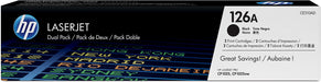Best Value HP CE310AD 126A Original LaserJet Toner Cartridges, Black, Pack of 2