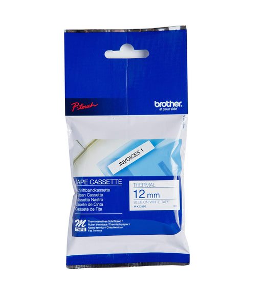 Brother Lbl Tp 12Mm Blu O Wh Mk233Bz