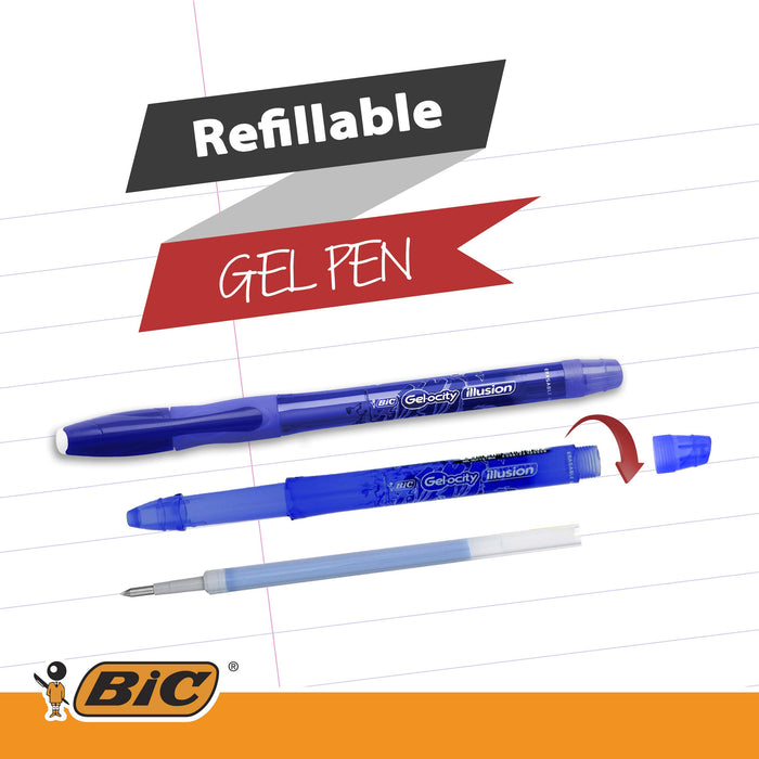 Best Value BIC 943442 0.7mm "Gel Ocity" Illusion Gel Pen - Red (Pack of 12)
