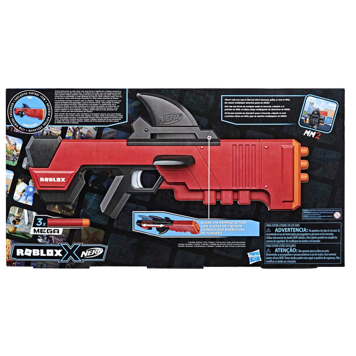 NERF Roblox MM2 Shark Seeker Blaster //F2489