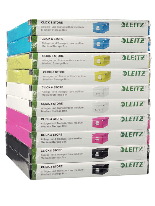 Best Value Leitz A4 Storage Box, Click & Store Range, 60440001, White