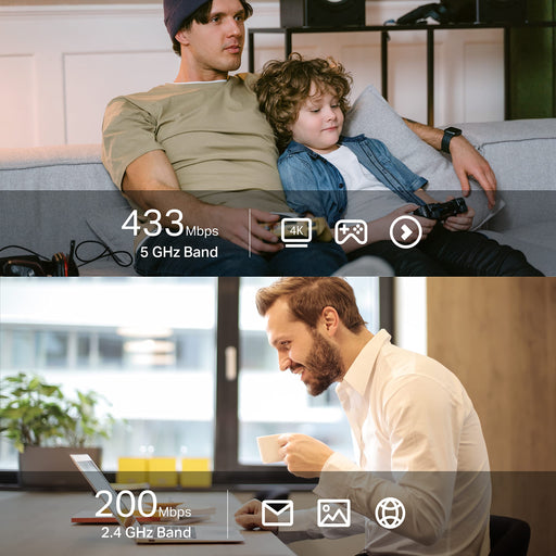 TP-Link Archer T2UB Nano V1 - Network adapter - USB 2.0 - Wi-Fi 5, Bluetooth 4.2