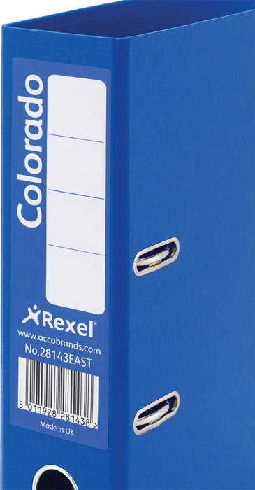 Best Value Rexel Colorado 70 Lever Arch File Foolscap Blue