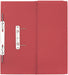 Best Value Exacompta Guildhall Pocket Spiral File, 315 gsm, Foolscap, Left hand pocket - Red, Pack of 25