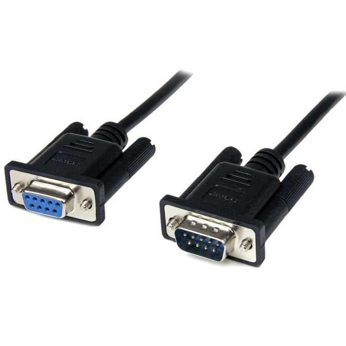 Best Value StarTech.com 2 m Black DB9 RS232 Serial Null Modem Cable F/M, DB9 Male to Female, 9 Pin Null Modem Cable, 1x DB9 (M), 1x DB9 (F) - Black