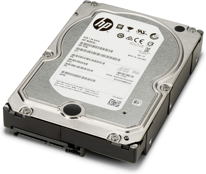 HP Enterprise - Hard drive - 6 TB - SATA - 7200 rpm - for Workstation Z2 G4, Z2 G5