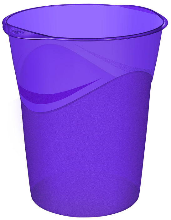 Best Value CEP Pro Happy 14L Waste Bin - Deep Purple