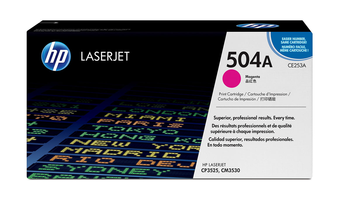 Best Value HP CE253A 504A Original LaserJet Toner Cartridge, Magenta, Pack of 1