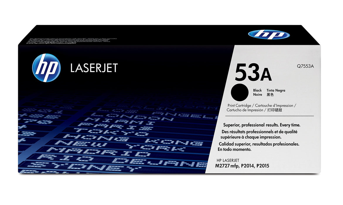 Best Value HP Q7553A 53A Original LaserJet Toner Cartridge, Black, Pack of 1