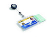 Best Value Durable Dual Security Pass Badge Holder Acrylic with Name Badge and 850mm Reel Ref 8224/19 [Pack of 10]