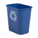 Rubbermaid Recycling Bin Blue 27 Litre Polyethylene 380 x 368 x 265 mm