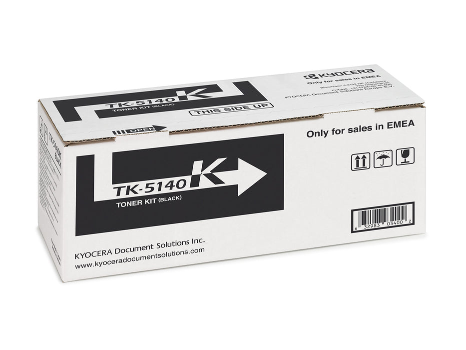 Best Value Kyocera Toner Cartridge TK-5140 K - BLACk - 7.000 Pages High Capacity Genuine Premium Printer Toner - 1T02NR0NL0 - T02NR0NL - for ECOSYS M6030cdn, ECOSYS M6530cdn, ECOSYS P6130cdn