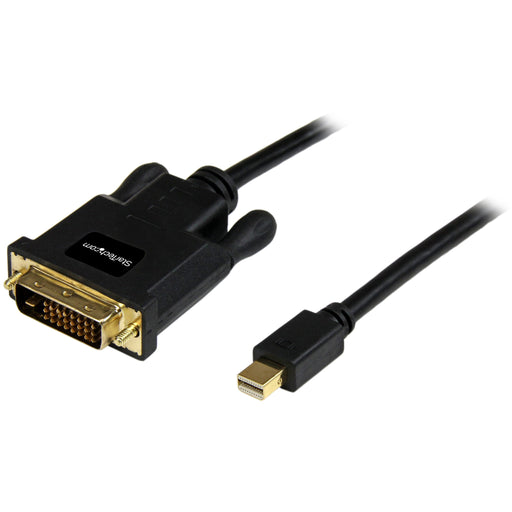 Best Value StarTech.com 10ft Mini DisplayPort to DVI Adapter Cable - Mini DP to DVI Video Converter - MDP to DVI Cable for Mac / PC 1920x1200 - Black (MDP2DVIMM10B)