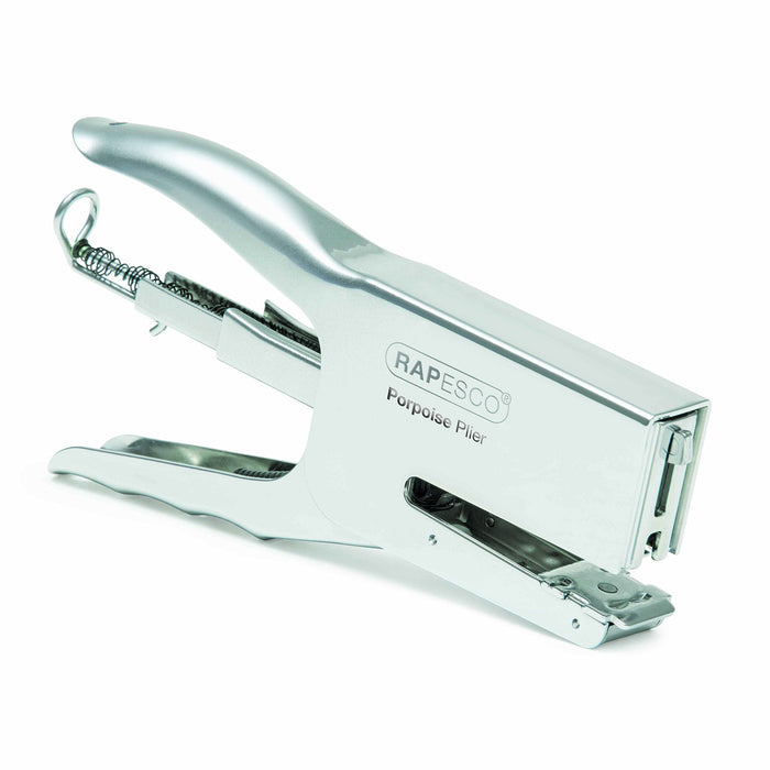 Best Value Rapesco R81000A3-DI Stapling Plier - Porpoise, Chrome. Uses 26 and 24/8mm staples
