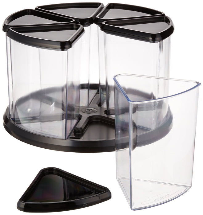 Best Value Deflecto Carousel Storage Tidy - Six Tubs