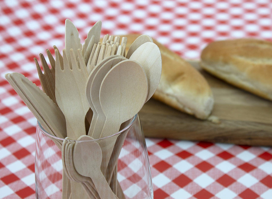 Best Value Caterpack Enviro Wooden Forks | 100 Pack | Size: 6.25"