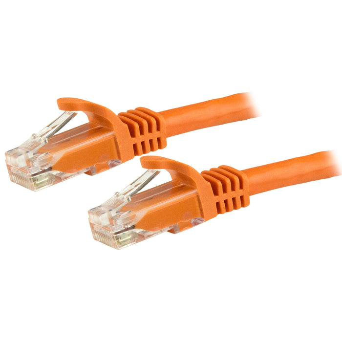 Best Value StarTech Cat6 1 m Snagless Gigabit RJ45 UTP Male to Male Ethernet Patch Cable - Orange