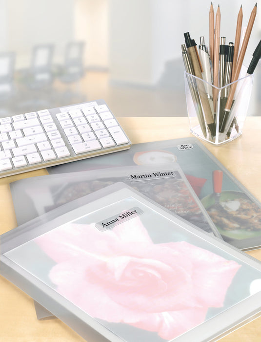 Best Value Avery Self Adhesive Clear Address Mailing Labels, Laser Printers, 20 Labels Per A4 Sheet, 500 labels, QuickPEEL (L7552)