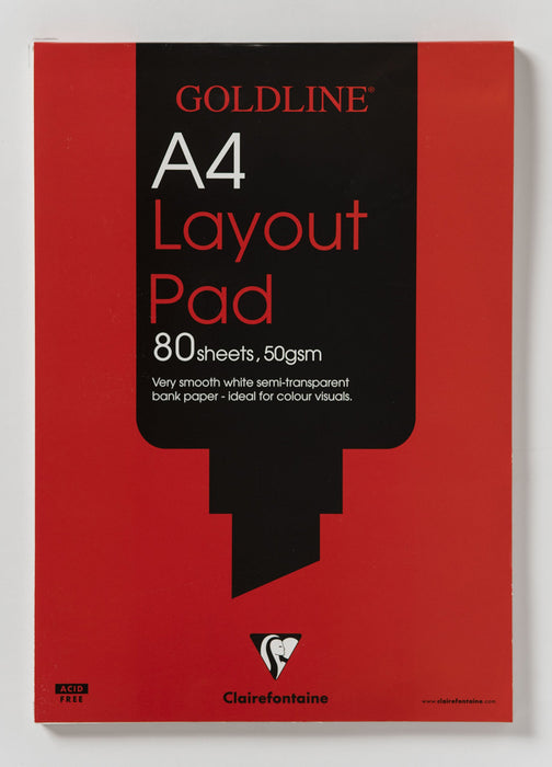 Best Value Clairefontaine Goldline Layout Pad, A4, 50 gsm, 80 Sheets