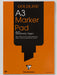 Best Value Clairefontaine Goldline Marker Pad, A3, 70 gsm, Bleedproof, 50 Sheets
